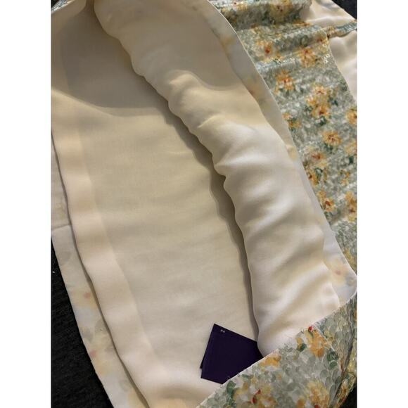 Ralph Lauren Purple Label Silk Sequin Tank Dress Top Floral Cami Blouse Runway 2 - Picture 13 of 14